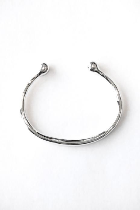 R.ALAGAN / Thin Fibula Bangle - Silver