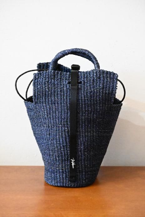 JUN MIKAMI / SMALL BASKET BAG - BLUE