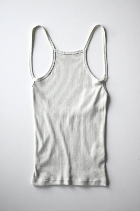 babaco / Cotton/Silk Open Back Camisole - Light Sage