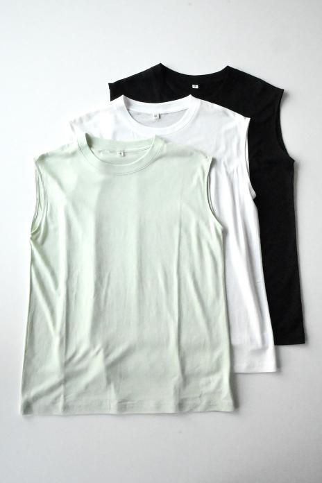 HAKUJI / Cellulose Cotton No Sleeve Pullover