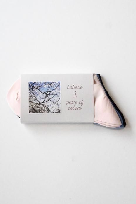 babaco / 3pairs of colors socks - Sakura