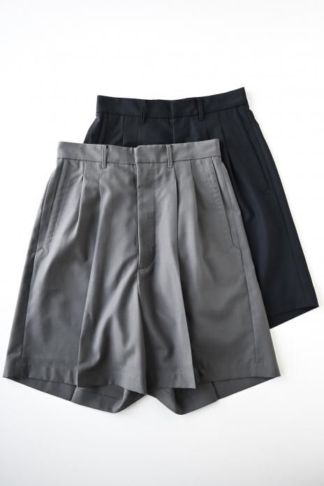 HAVERSACK / Typewriter 2tuck  wide shorts (Women)