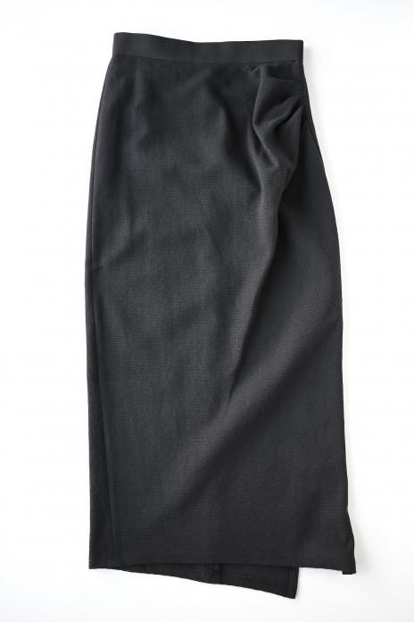 PHOTOCOPIEU / DRAPED SKIRT EVANGELINE - BLACK