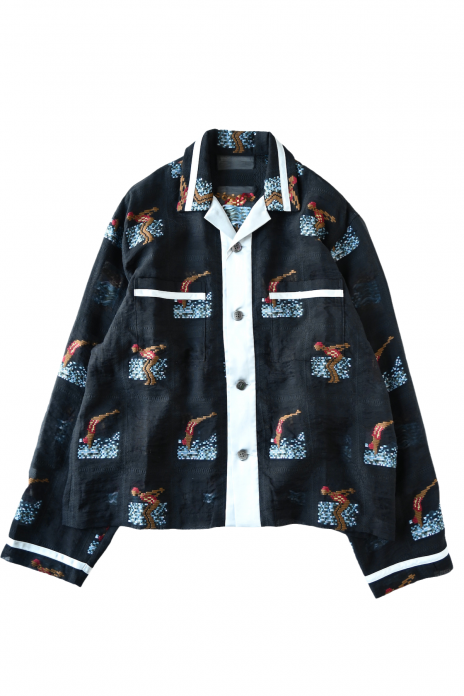 jonnlynx / swimming girl big shirts - black