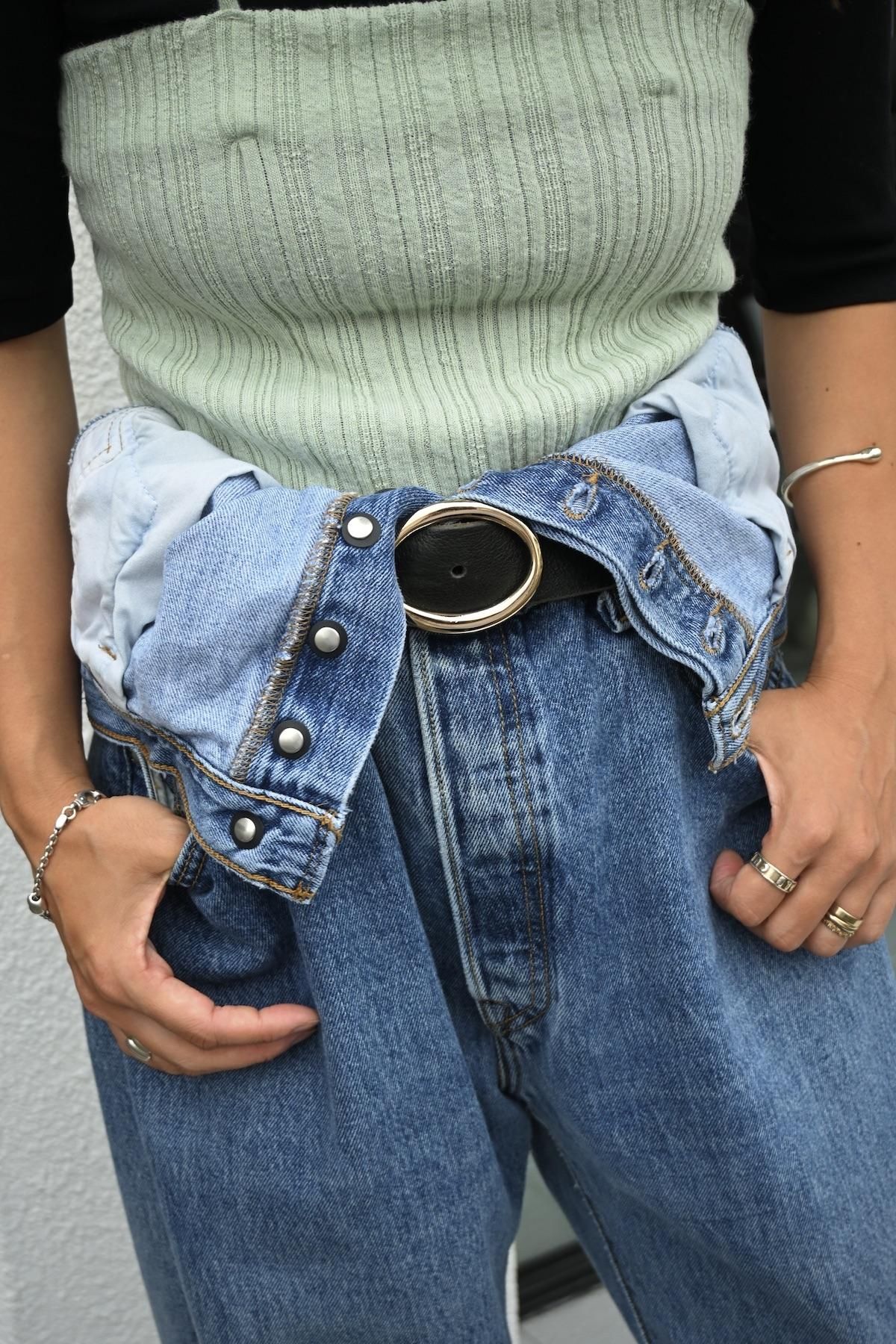 QUIITO / W WAIST DENIM PT - HEIRLOOM