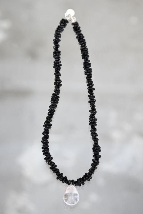 Sisi joia / CORAIL Necklace - Black  Clear