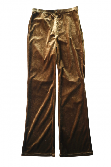 JUN MIKAMI / VELVET PANTS - BROWN