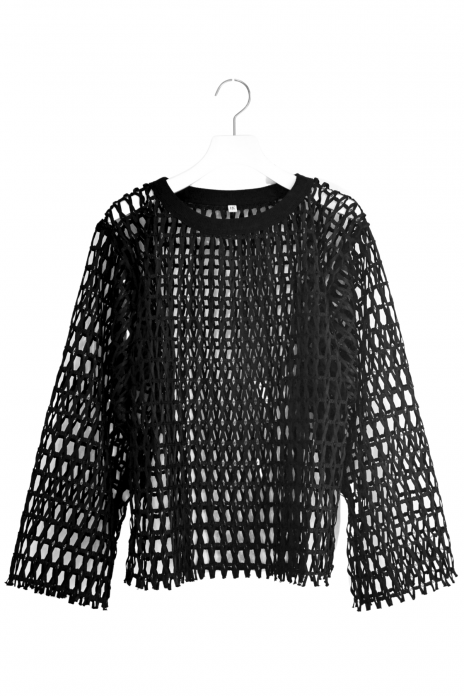 HAKUJI / RASCHEL LACE BIG PULLOVER