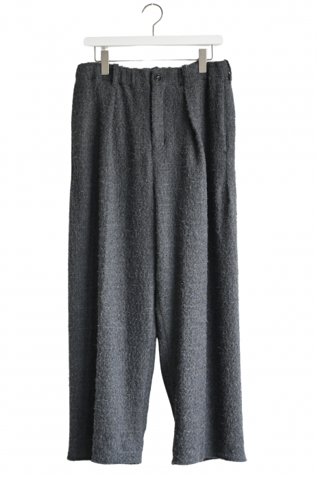 nonnotte / N TWEED DRAPING ELASTIC BUGGY TROUSERS