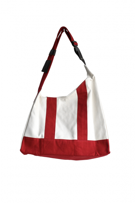 KHOKI / 3D CUTTING MESSENGER BAG - RED