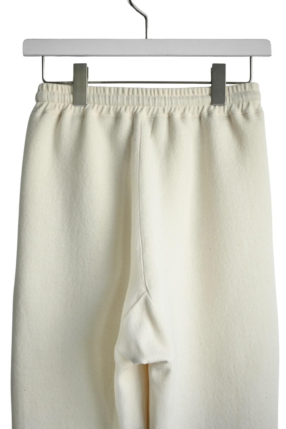 パンツ jonnlynx jonnlynx | cotton wool urake pants / white - HEIRLOOM