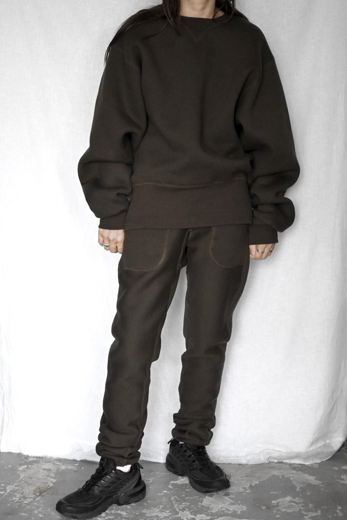 パンツ jonnlynx jonnlynx | cotton wool urake pants / brown - HEIRLOOM