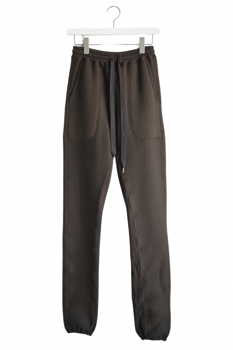 jonnlynx / cotton wool urake pants - brown