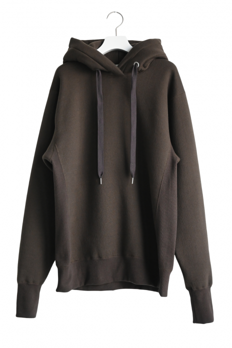 jonnlynx / cotton wool urake hoodie - brown