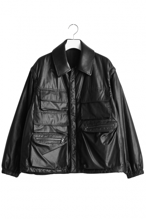 CURRENTAGE /  REVERSIBLE BLOUSON - BLACK