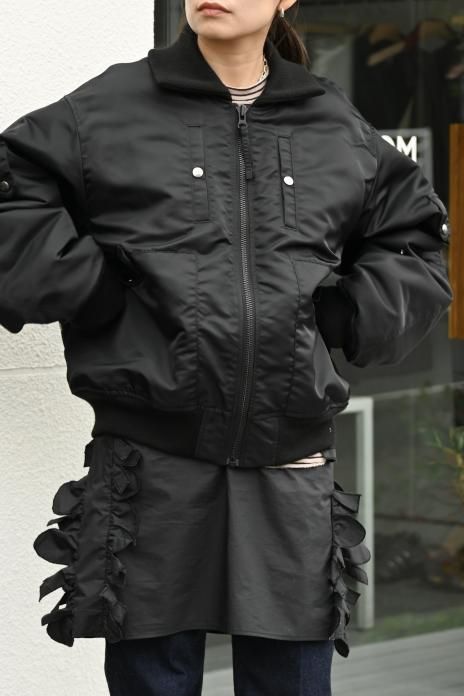 JUN MIKAMI / FRIGHT JACKET - BLACK