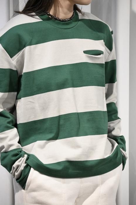 jonnlynx / BORDER POCKET TEE - GREENGRAY