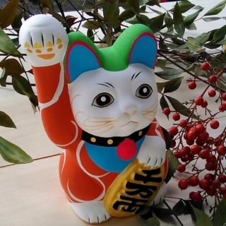 招き猫and子ぶた【常滑焼/貯金箱】