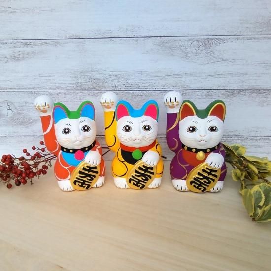 古い招き猫　招福置物　貯金箱　千万両〈検 常滑焼　海外向けデザイン　ビンテージ 古い招き猫 招福置物 貯金箱 千万両〈検 常滑焼 海外向けデザイン
