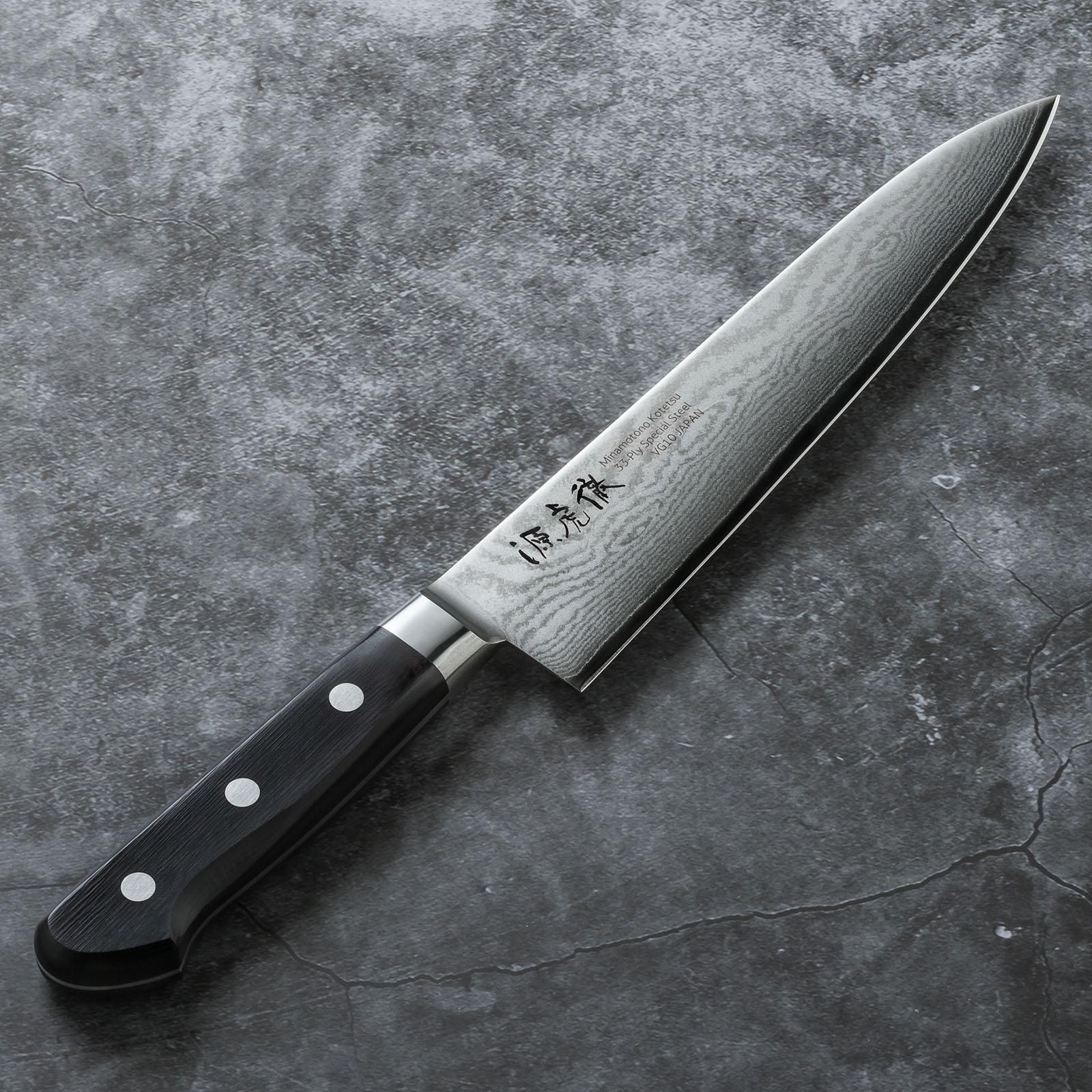 源虎徹 銀彩ダマスカス 牛刀包丁 180mm 源虎徹 銀彩ダマスカス 牛刀包丁 180mm