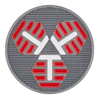 Ball Marker LTD Triple T-Hive (BLK OX-WHT/RED)