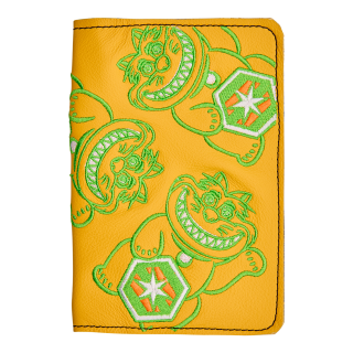 SCORECARD HOLDER LUCKY CAT YELLOW