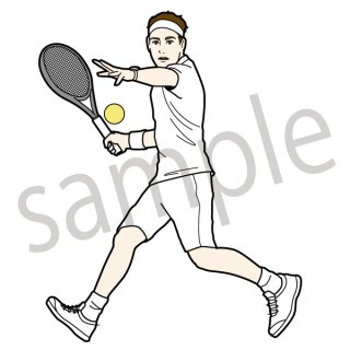テニス ストックイラストshop クイックイラストレーション Pro