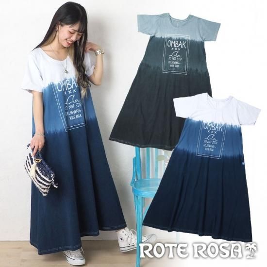 Rote Rosa ローテローザ Ombakグラデーション染めtシャツワンピース エルロデオ公式通販サイト Rote Rosa ローテローザ Ombakグラデーション染めtシャツワンピース エルロデオ公式通販サイト