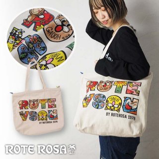ROTE ROSA(ローテローザ)キャラクターロゴ トートBAG