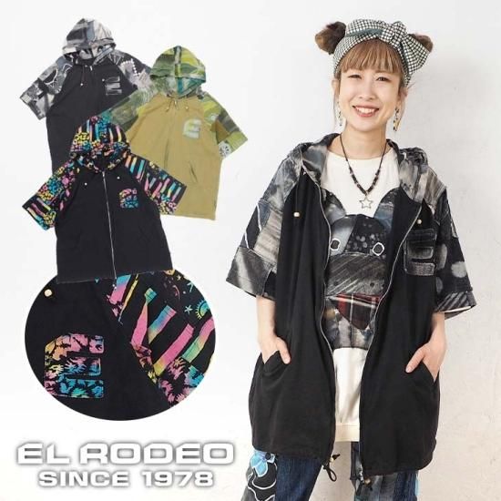 美品！≪エルロデオ≫ ELRODEO 希少！二重染めパーカー