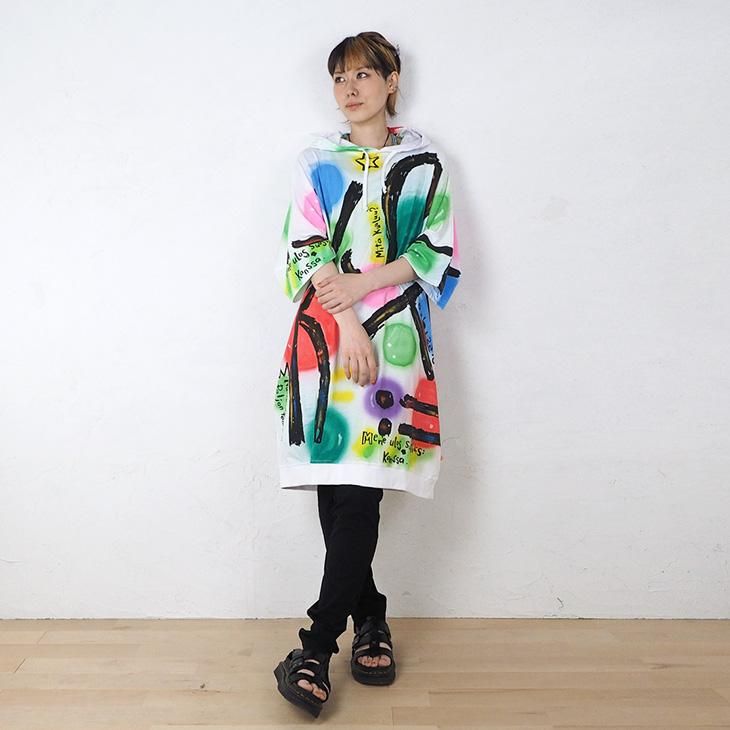 KiiTOS(キートス) ドットペイント パーカーTシャツ - エルロデオ
