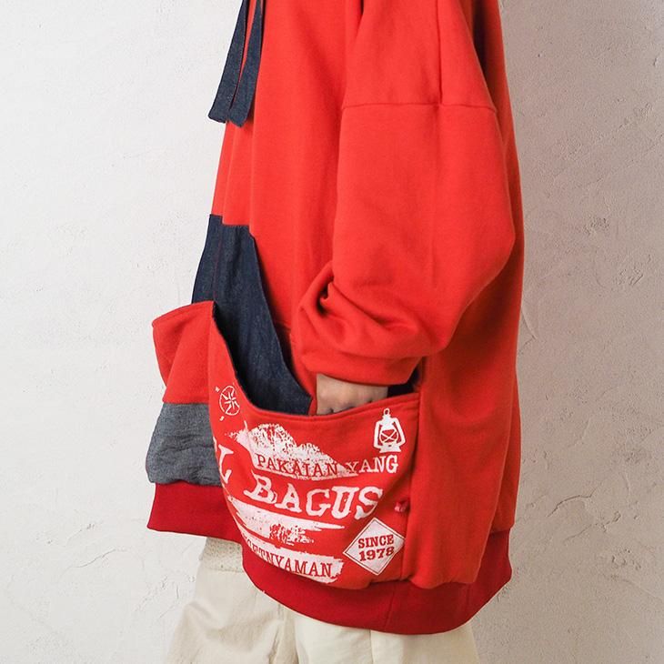 バグースビックポッケ パーカー トレーナー - エルロデオ公式通販サイト