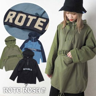 ROTE ROSA(ローテローザ)ハーフジップ パーカートレーナー