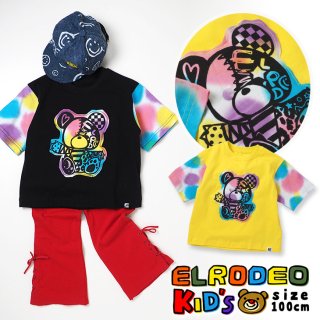 【KID'S(キッズ)】クマさんアップリケTシャツ