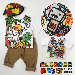 【KID'S(キッズ)】ハチ/ロボットTシャツ