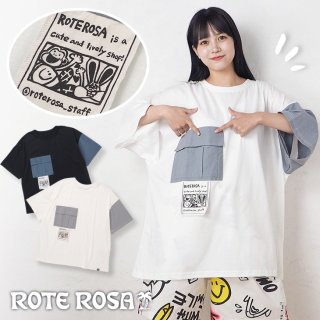 ROTE ROSA(ローテローザ)前ポケットBIG Tシャツ