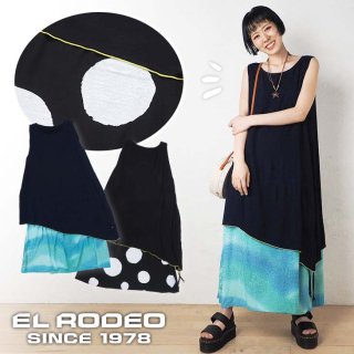 ELRODEO  エルロデオ  透かし　ワンピース　羽織り