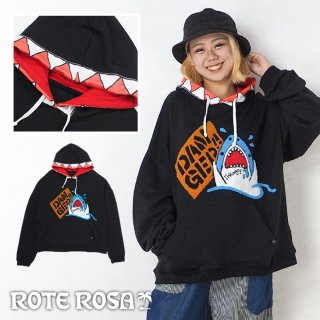 ROTE ROSA(ローテローザ)サメマシンパイル パーカートレーナー