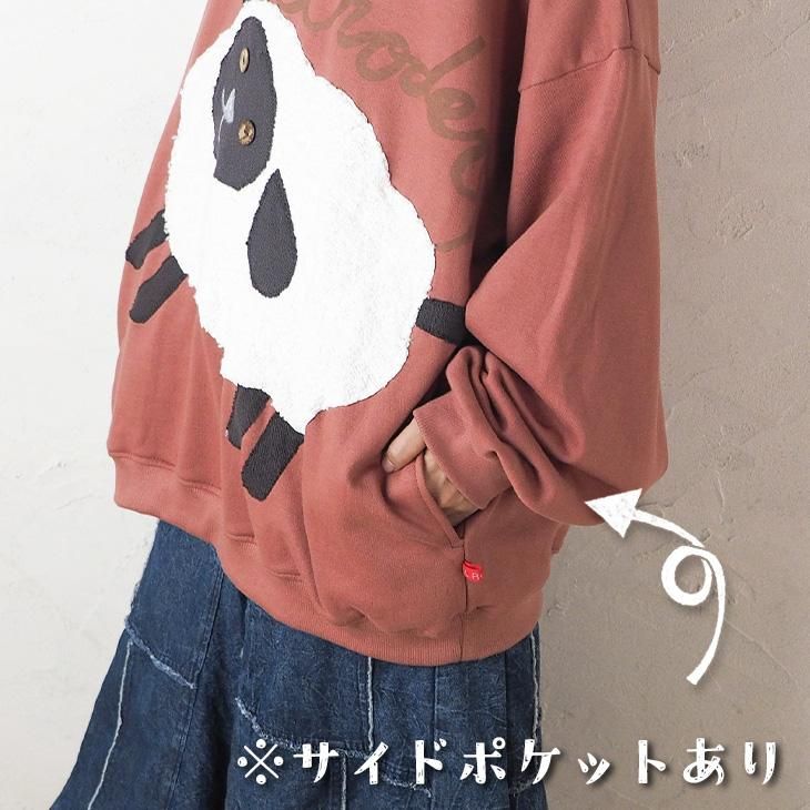 羊さんアップリケトレーナー - エルロデオ公式通販サイト