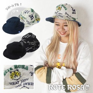 ROTE ROSA(ローテローザ)リバーシブル バケットハット