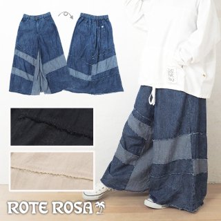 ROTE ROSA(ローテローザ)後ろスカート風ワイドパンツ