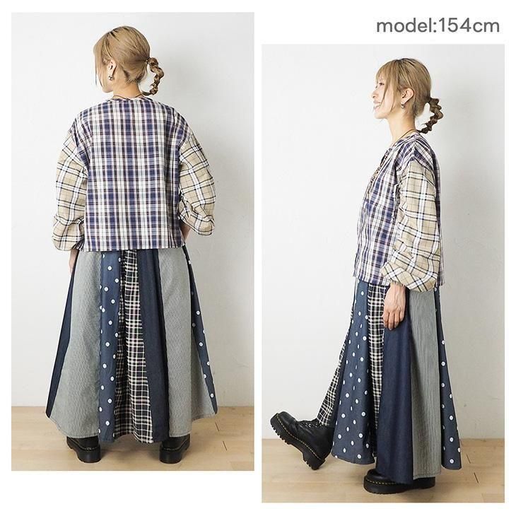 【エルロデオ】新品　デニム　縦切り替え　スカート エルロデオ】新品 デニム 縦切り替え スカート - メルカリ