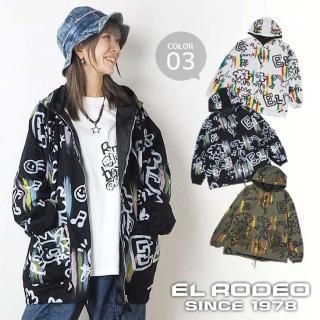 落書き風ペイント パーカージャケット