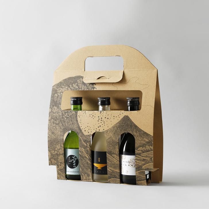 アソートキャリーミニボトル3本 -波- | 和気オンライン | お酒