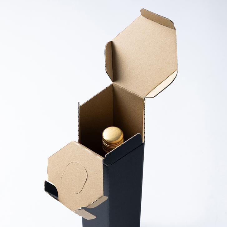 六角 四合瓶1本箱 銀灰/50入 | 和気オンライン | お酒・ワイン