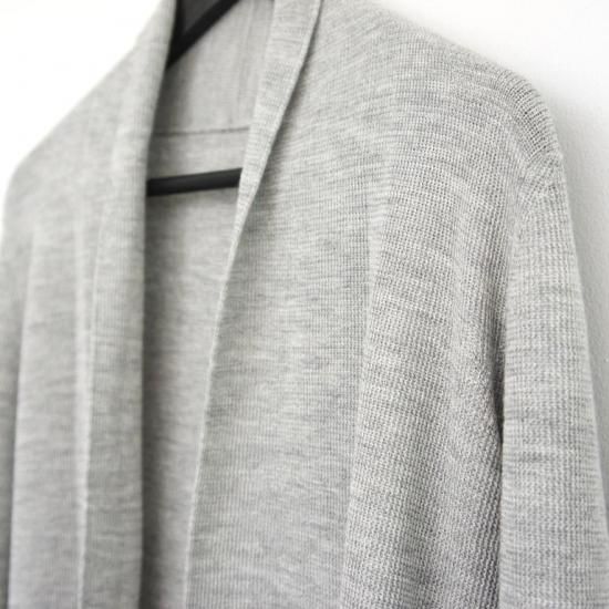 超美品☆大特価☆1点限定【ロイヤルアルパカ】ややロングなカーディガン グレー 超美品☆大特価☆1点限定【ロイヤルアルパカ】ややロングな