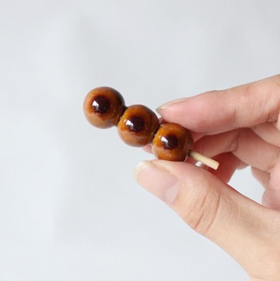 美濃焼 陶器箸置き「みたらし団子」和菓子シリーズ｜イホシロ窯