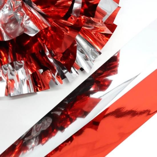 未使用ポンポン(メタルレッド)22個 グループ【レッド系】チア用ポンポン販売のお店 -ビビ子の