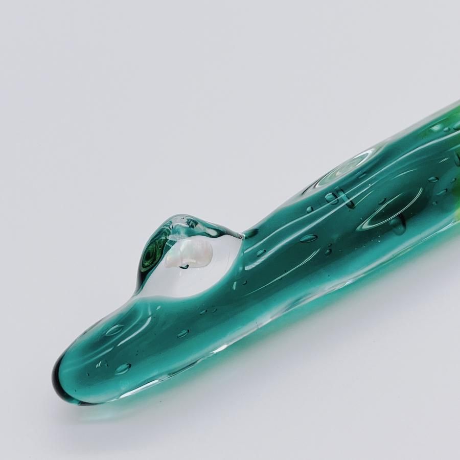 ノーザンライツ ガラスペン　クジラ　水　Northernlights KA-KU大阪 伊勢丹新宿店オリジナル】NORTHERNLIGHTS（ノーザン