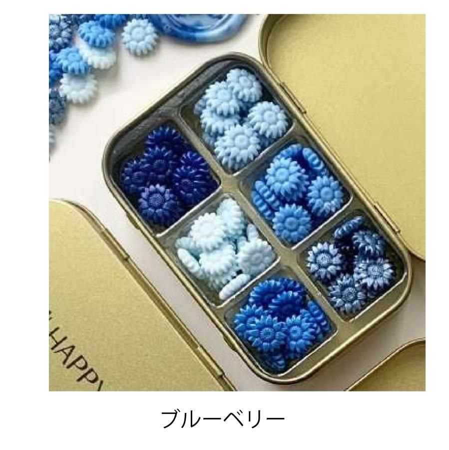 HAPPYMT【フラワーワックスビーズキャンディボックス】台湾文具 HAPPYMT【フラワーワックスビーズキャンディボックス】台湾文具